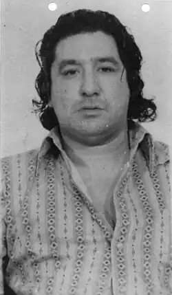 Mug shot of Leonard Peltier
