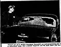 Patrolman Joseph Ratomski's cruiser; David Suro crashed into it in order to prevent the stick-up