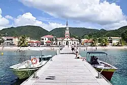 View of Les Anses-d'Arlet from the main pier.