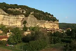A general view of Les Eyzies-de-Tayac