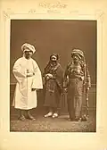 1. A'alim from Al Hudaydah 2. Burgher from Al Hudaydah 3. Muslim lady from Sanaa