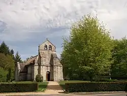 The church of Saint-Martial, in Lestards