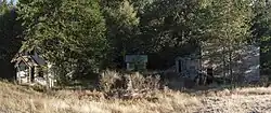 Guard house, gas and oil shack, and warehouse in Lester