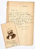 A letter from Karl Marx to Prof. Edward Spencer Beesly