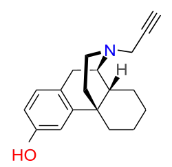 Chemical structure of levargorphan