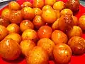 Luqmat al-qadi or luqaimāt or Awameh are eaten throughout the Arabic world