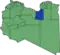 Map of the district of Ajdabiya (2001-2007)