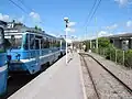 Lidingöbanan at Ropsten railway station