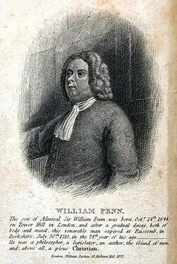 Life of William Penn's book art