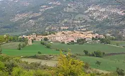 A general view of the village of Limans