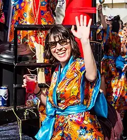Kimono costumes in the 2016 carnival