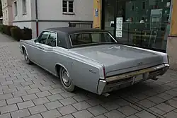 1967 Continental four-door sedan, rear view