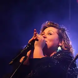 Valori at a blues concert in Switzerland, 2013