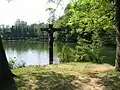 The pond of castle park