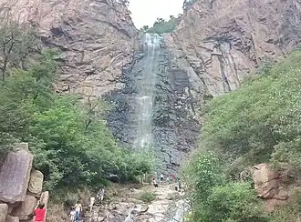 Mountain Yi Waterfall drop