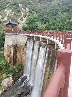 Mountain Yi Waterfall from above