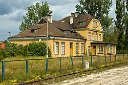 The village's railway station