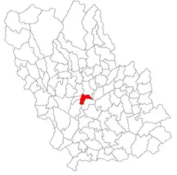Location in Prahova County