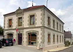 The town hall in Lironcourt