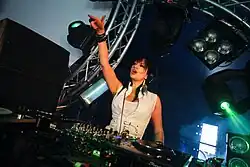 Lisa Lashes at Escape into the Park in June 2010