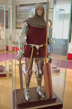 Image 52Leitis — the elite warrior of the Grand Duchy of Lithuania, early 15th century, reconstruction. (from Grand Duchy of Lithuania)
