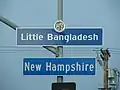 Little Bangladesh sign at New Hampshire and 3rd Street