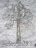 Detail of the engraving