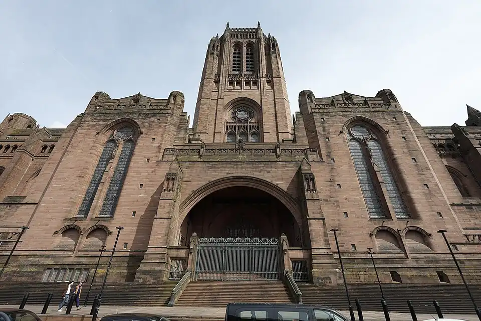 West façade of Liverpool Anglican Cathedral