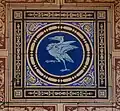 These encaustic tiles are on the ground floor of Liverpool Town Hall
