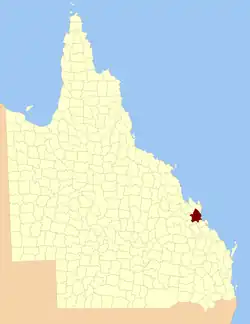 Location within Queensland