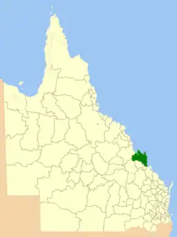 Location within Queensland