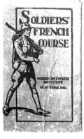 Cover of the American soldier's booklet (English and French)