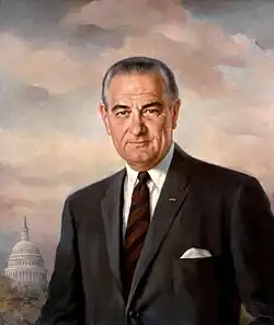 Portrait of Lyndon B. Johnson by Elizabeth Shoumatoff, 1968