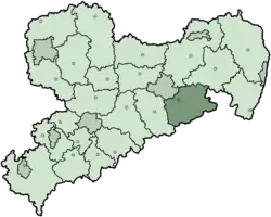 Location of Sächsische Schweiz