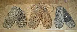Three types of lapti