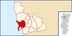 Location of Leça da Palmeira