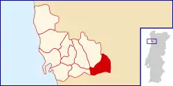 Location of São Mamede de Infesta