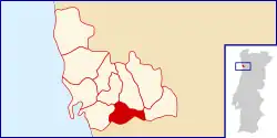 Location of Cidade da Senhora da Hora