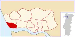 Location of Foz do Douro