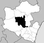 Location in the municipality of Loures