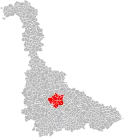 Location in Meurthe-et-Moselle.