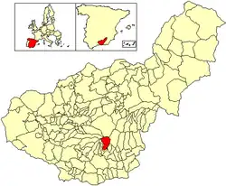 Location of Capileira