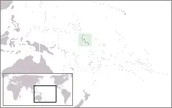 Location of Gilbert Islands