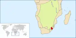 Location of Natal