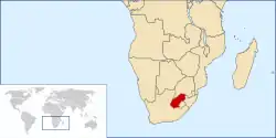 Location of Orange Colony
