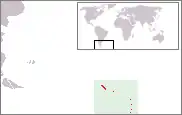 Location of Falkland Islands Dependencies