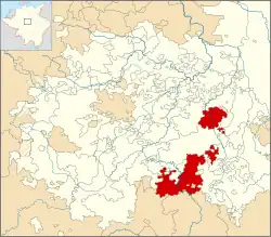 Reuss-Gera within Thuringia