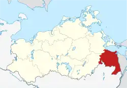 Location of Uecker-Randow