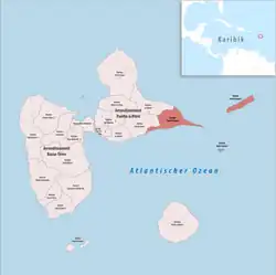 Location of Saint-François
