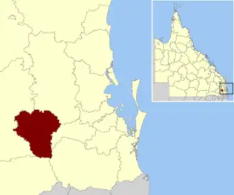 Location within South East Queensland